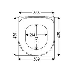 Крышка-сиденье для унитаза Haro Банока быстросъёмное крепление микролифт с эксцентриком, белое (5324