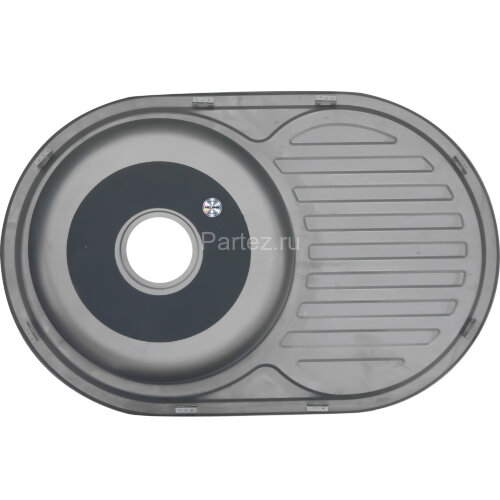 Мойка 7750 U N 0,6/160 врезная овальная с сифоном (122a N*12)