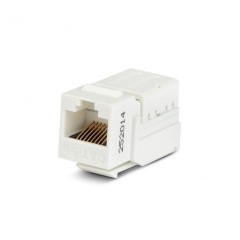 Вставка KJNE-8P8C-C5e-90-WH Keystone Jack RJ45(8P8C) кат. 5e 110 IDC зад. с помощью NE-TOOL бел. Hyp