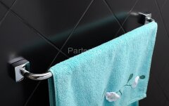 Полотенцедержатель трубчатый Fixsen Kvadro 60 см, хром (FX-61301)