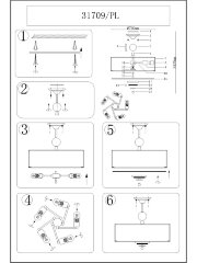 Потолочная люстра Newport 31709/PL
