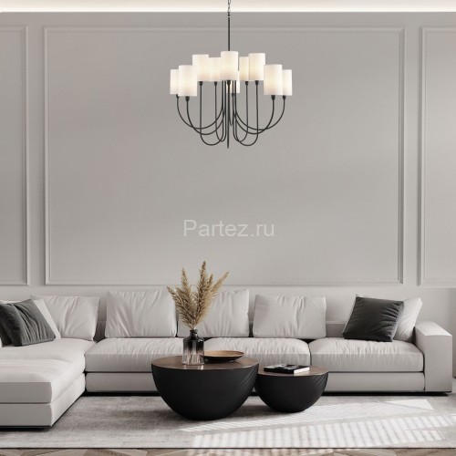 Подвесная люстра Eurosvet 60164/10 черный