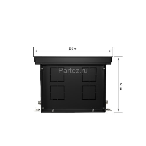 Конвектор внутрипольный Royal Thermo ATRIUM-150/200/1200-DG-U-AU