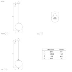 Подвесной светильник Eglo 900511