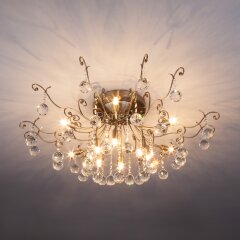 Потолочная люстра Eurosvet 10042/12 античная бронза