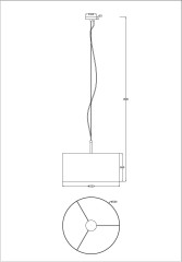 Подвесной светильник Arte Lamp A4095SP-3GY