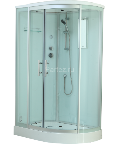 Timo Standart T-6602 Silver L душевая кабина (120*85*220), шт