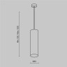 Подвесной светильник Maytoni P075PL-01MG