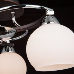 Потолочная люстра Eurosvet 9654/3 хром / венге