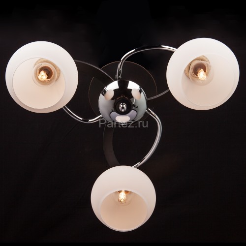 Потолочная люстра Eurosvet 9654/3 хром / венге