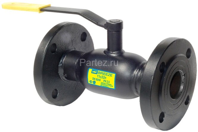 Кран шаровой стальной 11с32п Dу100/80 Pу25 ф-ф