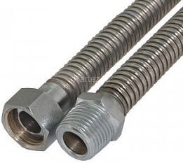 Гибкая подводка для газа сильфонная 3/4" в-н 100 см