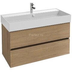 Тумба под раковину Jacob Delafon Tolbiac 100 подвесная, Дуб Девас (EB2383-E75)