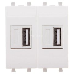 Устройство зарядное USB 2мод. 2.1А Avanti &quot;Белое облако&quot; DKC 4400542