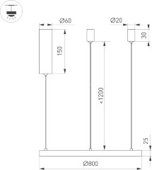 Подвесной светильник Arlight 046250