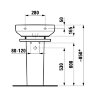Пьедестал под раковину Laufen Form (8.1967.0.000.000.1 )
