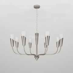 Подвесная люстра Eurosvet 60167/8 никель