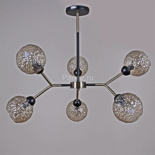 Потолочная люстра ILLUMICO IL0268-6PSQ-79 BK AB