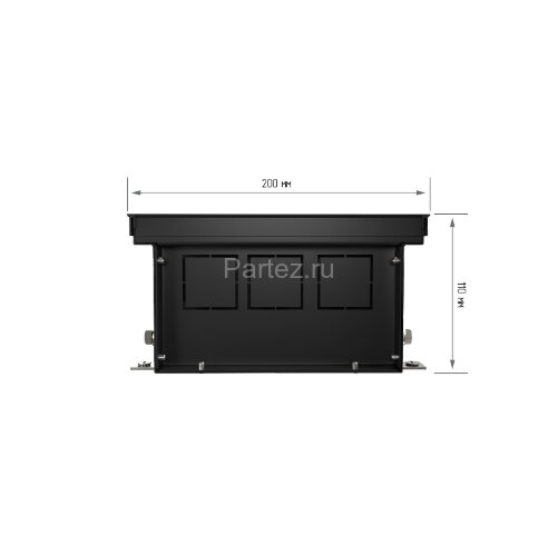 Конвектор внутрипольный Royal Thermo ATRIUM-110/200/1600-DG-U-NA