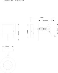 Бра Arte Lamp A7051AP-1BK