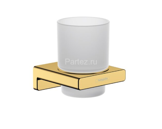 Cтакан для зубных щеток Hansgrohe AddStoris, полированное золото (41749990)