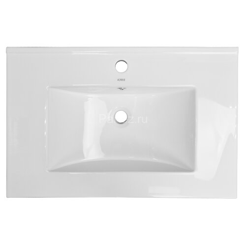 Комплект тумба Loranto Florena 70 710х470х810 напольная, с раковиной Azario Leon, темный бетон (CS00