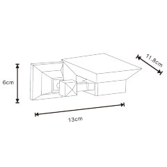 Мыльница Azario ALTRE, Черный матовый (AZ-96008B)