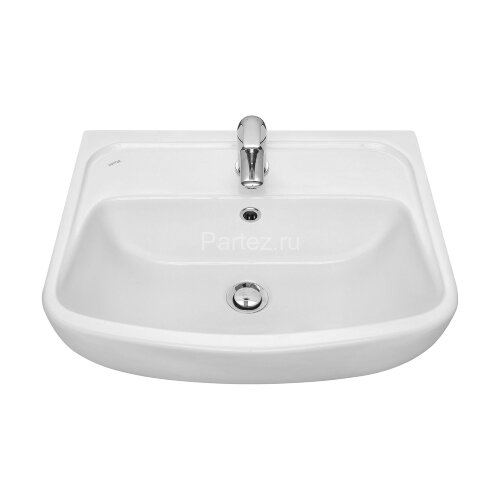 Раковина подвесная Santek "Лонги-60" 600х420х195 фарфор, 1 отверстие под смеситель, белая (1.WH50.1.