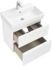 Тумба под раковину Roca Oleta 60 подвесная, 2 ящика, белый глянец (A857639806)
