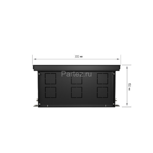 Конвектор внутрипольный Royal Thermo ATRIUM-150/300/1800-DG-U-BL