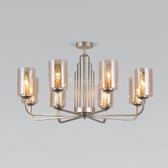 Потолочная люстра Eurosvet 60138/8 перламутровое золото