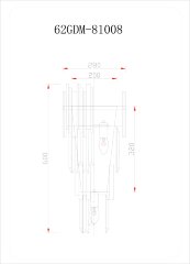 Бра Garda Decor 62GDM-81008