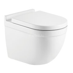 Сет AZARIO инсталляция с панелью смыва + Fora с сидением микролифт +клавиша 0030, хром матовый (AZ-8