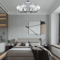 Потолочная люстра Arte Milano 321007/8 BK.CR