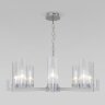 Подвесная люстра Eurosvet 60133/8 серебро