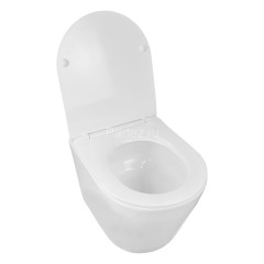 Сет LORANTO: Инсталляция + Унитаз подвесной KROSA 485х360х330 с системой смыва Tornado, в комплекте 