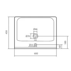 Раковина Santek &quot;Миранда-60&quot;, белая (1.WH30.2.421)