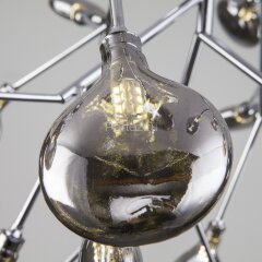 Подвесная люстра Bogate's 555 хром / дымчатый