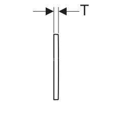 Кнопка смыва Geberit Omega 30, двойной смыв, матовый хром (115.080.KH.1)