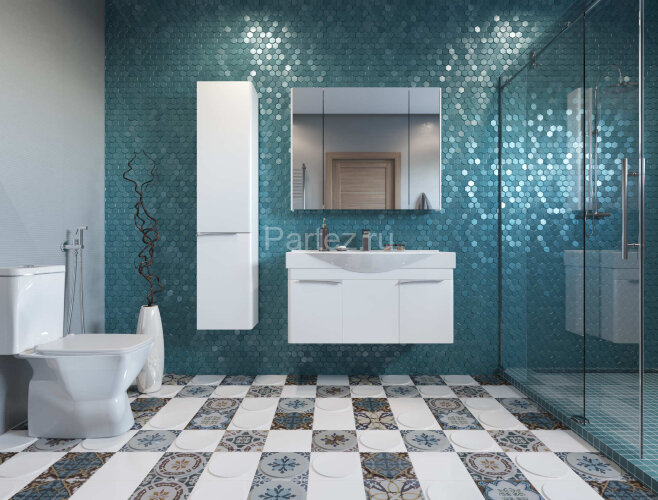 Раковина AQUATON Беверли 100, белая (1WH302502)