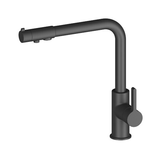 Смеситель для кухни с подключением фильтра Timo Hette 1026/03F черный