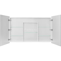 Зеркальный шкаф Aquaton Лондри 120 Белый глянцевый (1A267402LH010)