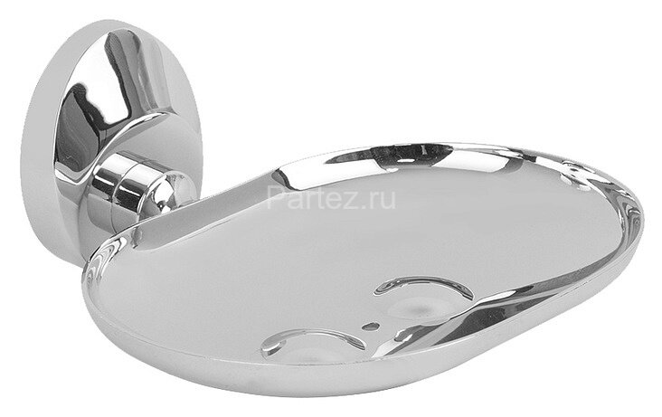 Мыльница Fixsen EUROPA, Хром (FX-21809B)