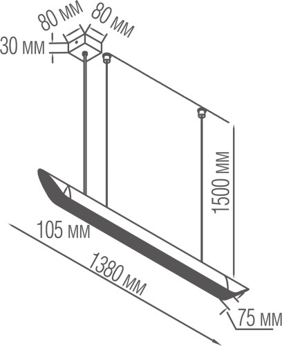 Подвесной светильник Donolux DL20081S138NW36 White
