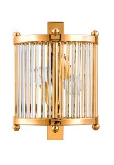 Бра Crystal Lux TADEO AP2 GOLD/TRANSPARENTE
