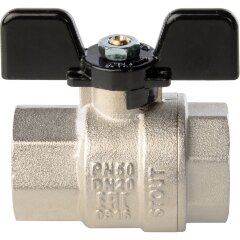 Кран шаровой полнопроходной ВР/ВР бабочка 3/4&quot; Stout