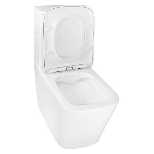 Унитаз-компакт Azario Rise 385х623х792 напольный, безободковый с быстросъемным сиденьем микролифт (A