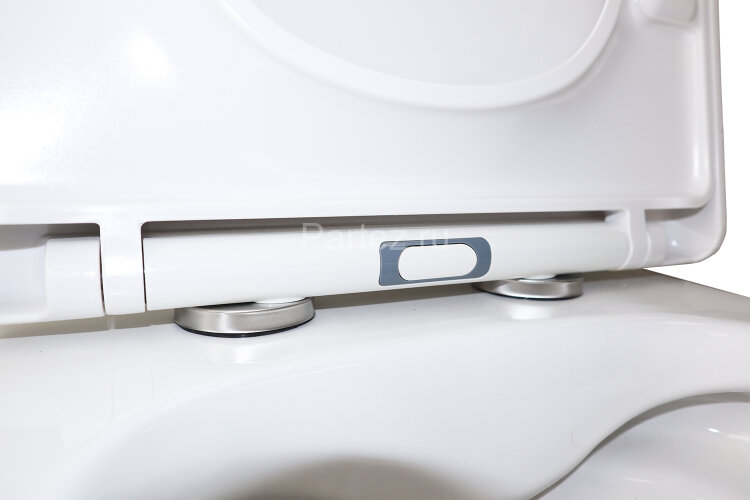 Унитаз-компакт Azario Rise 385х623х792 напольный, безободковый с быстросъемным сиденьем микролифт (A