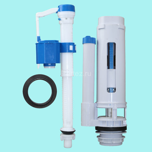 Унитаз-компакт Azario Rise 385х623х792 напольный, безободковый с быстросъемным сиденьем микролифт (A