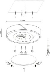Потолочный светильник Velante 445-267-01